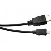 Cordon HDMI Highspeed vers mini HDMI M/M noir - 5m