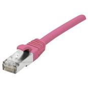 Cordon RJ45 CAT.6A S/FTP 500 MHz LSOH snagless rose 2m