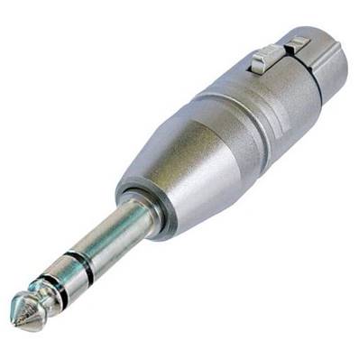 NA3FP Adaptateur XLR 3 femelle/Jack 6.35 stéréo mâle