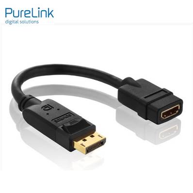 Adaptateur HQ DisplayPort mâle / HDMI A femelle (unidirectionnel)0.1m