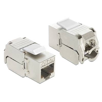 Prise RJ45 Keystone Cat.6A STP  LSA (sans outil) câble rigide