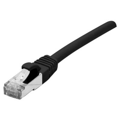 Cordon RJ45 cat.6a S/FTP 500 MHz LSOH snagless noir - 20m