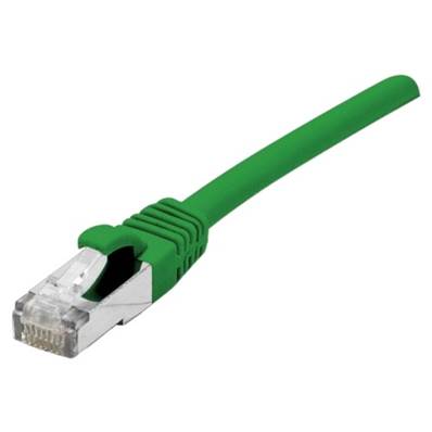 Cordon RJ45 cat.6a S/FTP 500 MHz LSOH snagless vert 10m