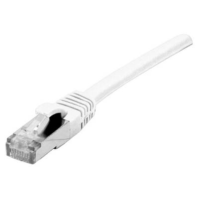 Cordon RJ45 CAT.6A S/FTP 500 MHz LSOH snagless blanc 1.5m