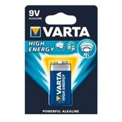 Pile alcaline Varta 6LR61-E 9V - blister de 1