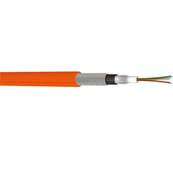 Câble 6 FO 50/125 OM3 structure libre int/ext feu LSZH orange