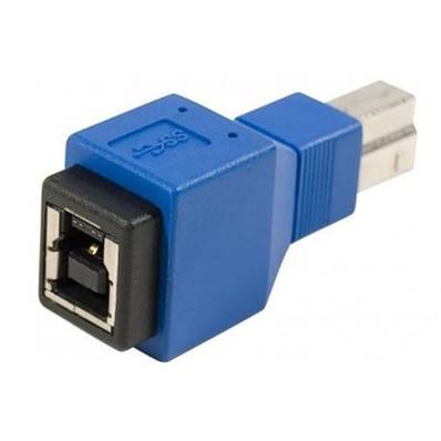 Adaptateur monobloc USB 3.0 SuperSpeed type B M/F