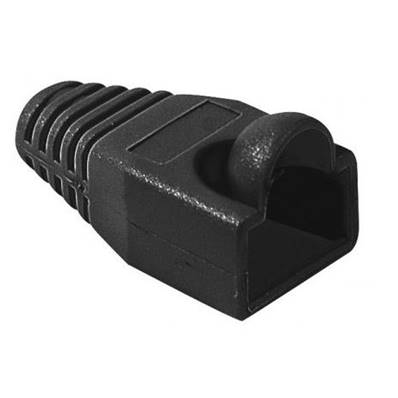 Manchon à bosse pour RJ45 - 6mm - noir