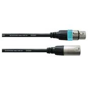 Cordon XLR 3 pts F vers Jack 6.35mm mono M REAN - 5m