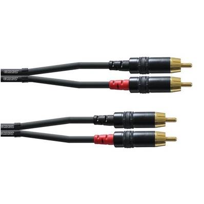 Cordon 2 RCA stéréo or M/M REAN - 1.5m