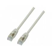 Cordon RJ45 cat.6 F/UTP 250 MHz LSOH snagless gris 2m