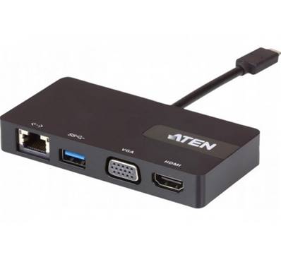 Aten UH3232 Mini station d'accueil multiports USB-C