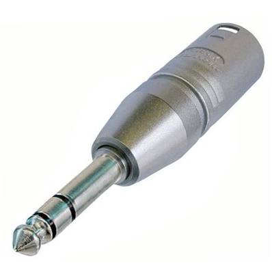 NA3MP Adaptateur XLR 3 mâle/Jack 6.35 stéréo mâle