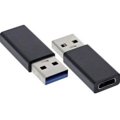 Adaptateur USB3.0 Type-A M vers USB-C 3.2 F monobloc