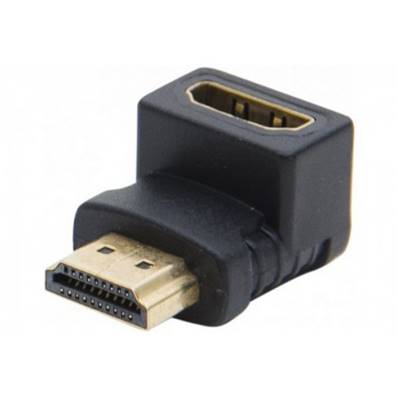 Adaptateur HDMI A mâle/femelle coudé 90° vers le haut