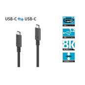 Cordon USB v3.2  20 Gbps USB-C /C  (Data et AV)– 0.50m