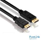 Cordon DisplayPort / HDMI souple - AWG28 -(1920x1200) -5m