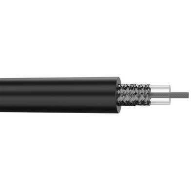 RG58CU (KX15) Câble coaxial MIL-C-17F 19x0.18mm 50 Ohms Ø 5,00mm