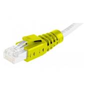 Manchons pour connecteur RJ45 -6mm-  clipsable -jaune (x10)