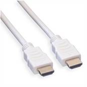 Câble HDMI High Speed avec Ethernet -blanc - 2 m