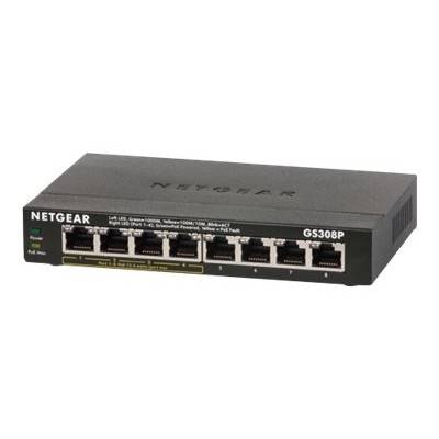 Netgear GS308P-100PES-8 ports 10/100/1000 RJ45 dont 4 ports PoE -53W