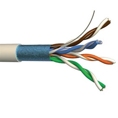 SGBP4 Câble souple cat.5e 4P F/UTP 100 Ohms 100MHz PVC gris