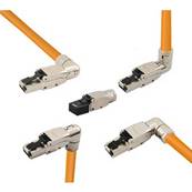 Fiche RJ45 Cat6A 5 positions, sans outil, câgle rigide et souple