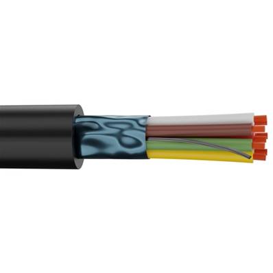 2080 Câble de télécommande 8x0.22mm² PVC noir Ø 5,50mm