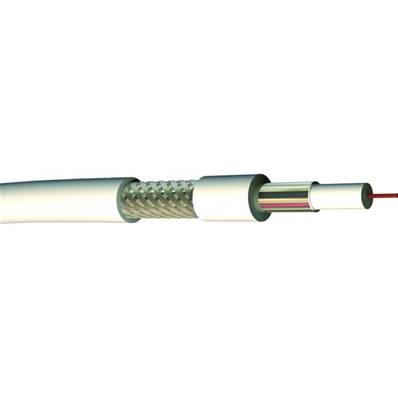 17VATCPH Câble antenne coaxial 17dB classe B PVC blanc Ø 6,80mm