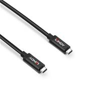 Lindy - Câble USB 3.2 Gen 2 noir type C/C Actif, Data & Vidéo- 5m 