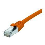 Cordon RJ45 CAT.6A S/FTP 500 MHz LSOH snagless orange 3m