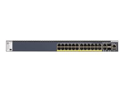 Netgear -GSM4328PA 24 x1Gbits PoE+ (550W) + 2 x10Gbits + 2 ports SFP