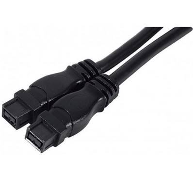 Cordon FireWire 800 Mbps 9M/9M Beta noir - 1.8m