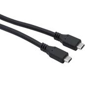 Cordon USB 3.2 Gen2 (10 Gbps) Type C vers C M/M (100W) noir - 2m