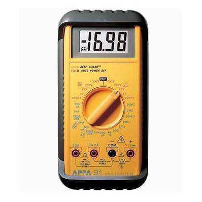 Multimètre 3200 points + bargraph 65 seg (AC/DC/Hz/A/Ohms)