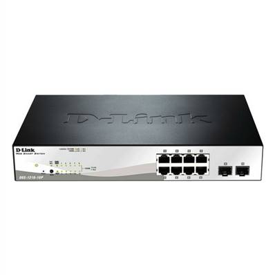 D-Link DGS-1210-10P- 10 ports Gigabit PoE+ 78W