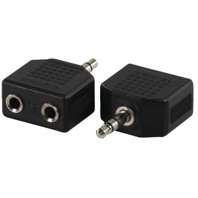 Adaptateur Jack 3.5 stéréo mâle/2xJack 3.5 stéréo femelle