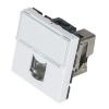 Plastron Legrand Mosaic 45x45 RJ45 cat.6a STP autodénudants