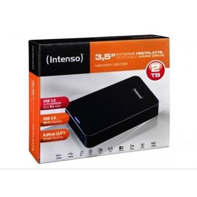 Disque dur externe 3,5" noir USB 3.0 capacité 2 To (SORECOP de 30€)