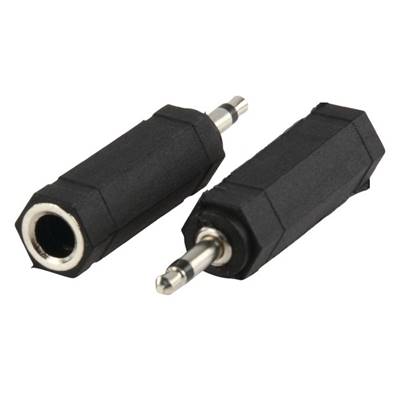 Adaptateur Jack 3.5 mono mâle/Jack 6.35 mono femelle