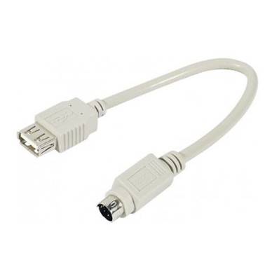 Cordon Adaptateur USB type A femelle/miniDin6 mâle - 0,2M