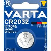 Pile lithium Varta CR2032 3V - blister de 1