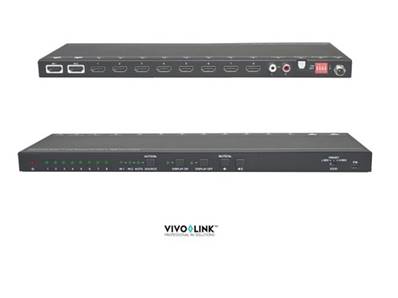 Vivolink - Commutateur HDMI 2.0 2x8 4K @ 60Hz ARC