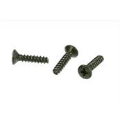 E-SCREW1-12B Vis noires 2.9x12mm pour embase Ethercon (x100)