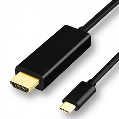 Cordon USB type C vers HDMI mâle - 1.8m