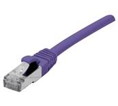 Cordon RJ45 CAT.6A S/FTP 500 MHz LSOH snagless violet 10m