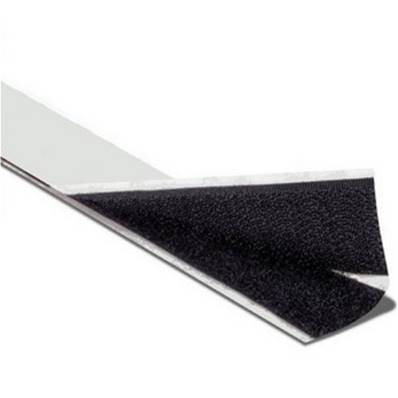 Velcro adhésif boucles 25 mm x 25 m noir