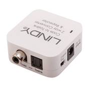 Lindy -Convertisseur audio SPDIF Toslink vers Coaxial