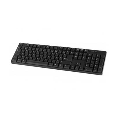 Clavier AZERTY noir 105 touches cordon PS/2