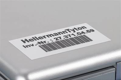 1000 étiquettes argentées pour imprimante laser  W 48.3mm x H 21.2mm